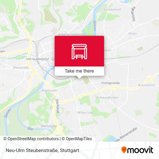 Neu-Ulm Steubenstraße map