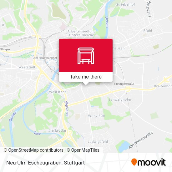 Карта Neu-Ulm Escheugraben