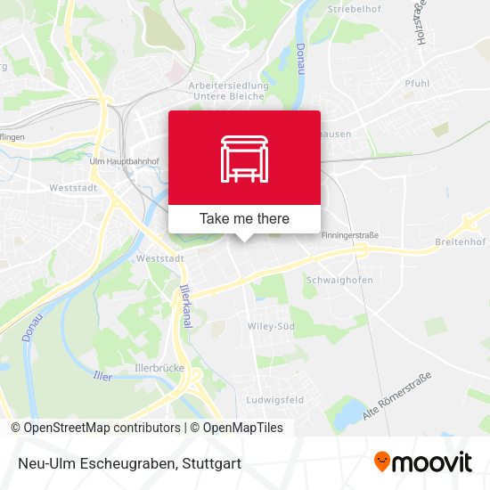 Карта Neu-Ulm Escheugraben