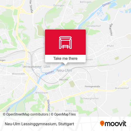 Карта Neu-Ulm Lessinggymnasium