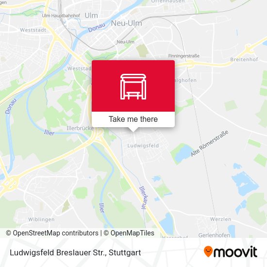 Карта Ludwigsfeld Breslauer Str.