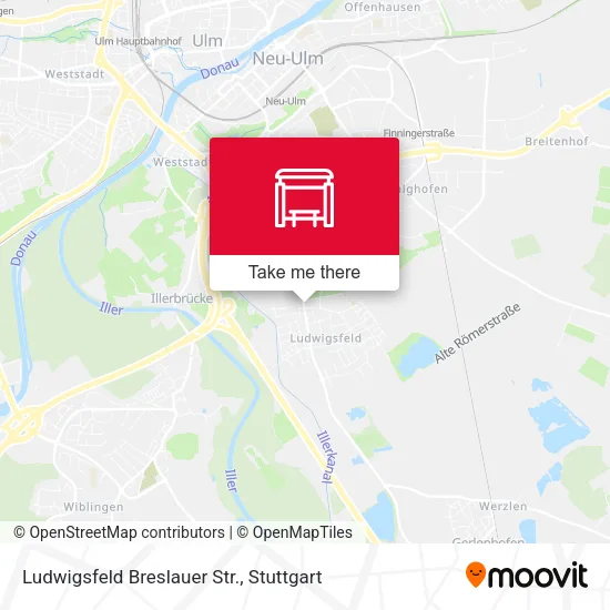 Карта Ludwigsfeld Breslauer Str.