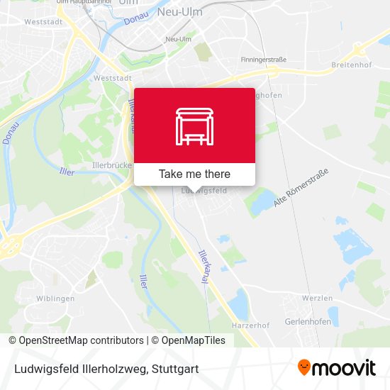 Карта Ludwigsfeld Illerholzweg