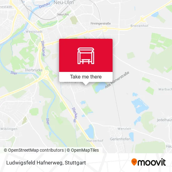 Карта Ludwigsfeld Hafnerweg