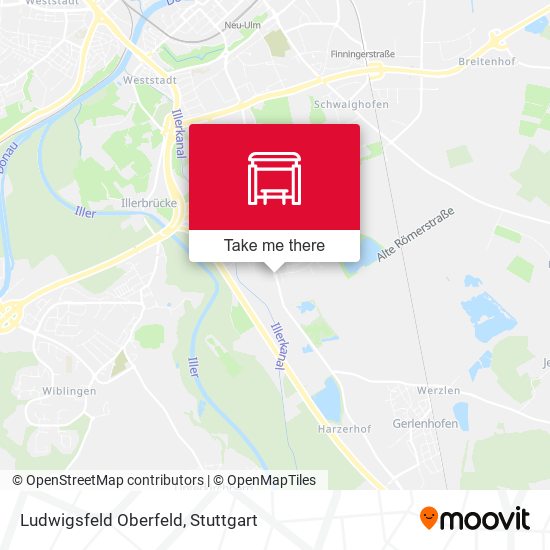 Ludwigsfeld Oberfeld map
