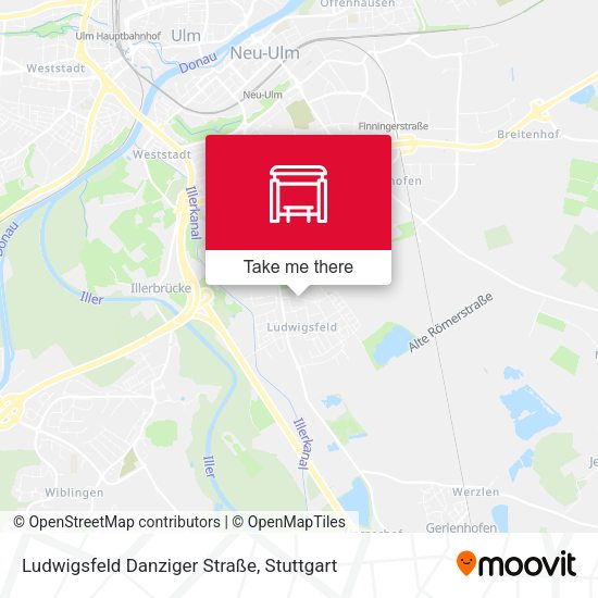 Ludwigsfeld Danziger Straße map