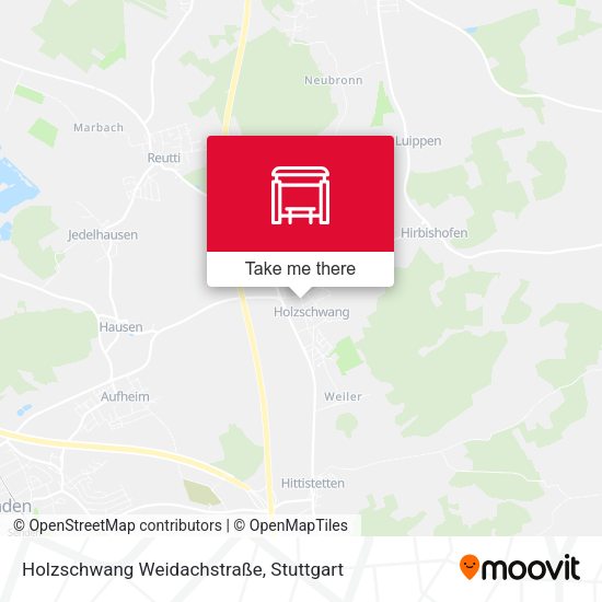 Holzschwang Weidachstraße map