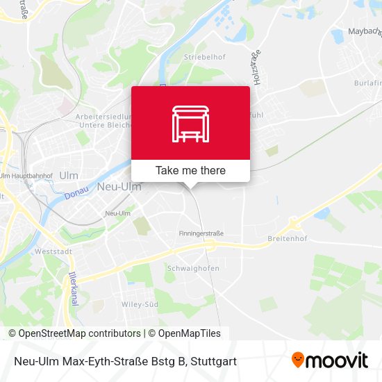 Neu-Ulm Max-Eyth-Straße Bstg B map
