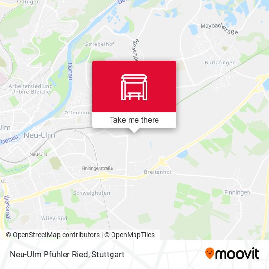 Neu-Ulm Pfuhler Ried map