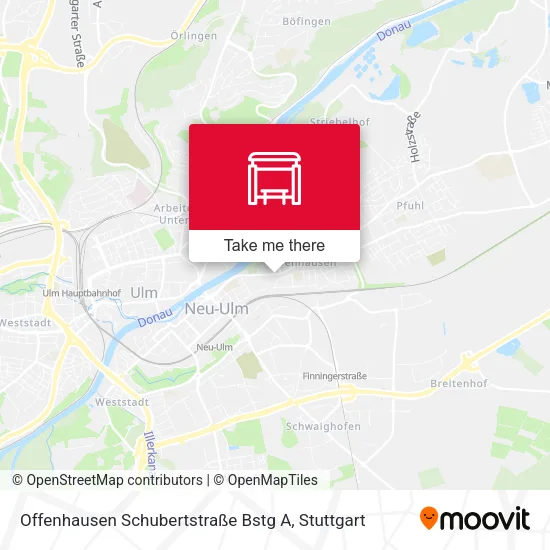 Карта Offenhausen Schubertstraße Bstg A