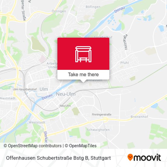 Offenhausen Schubertstraße Bstg B map
