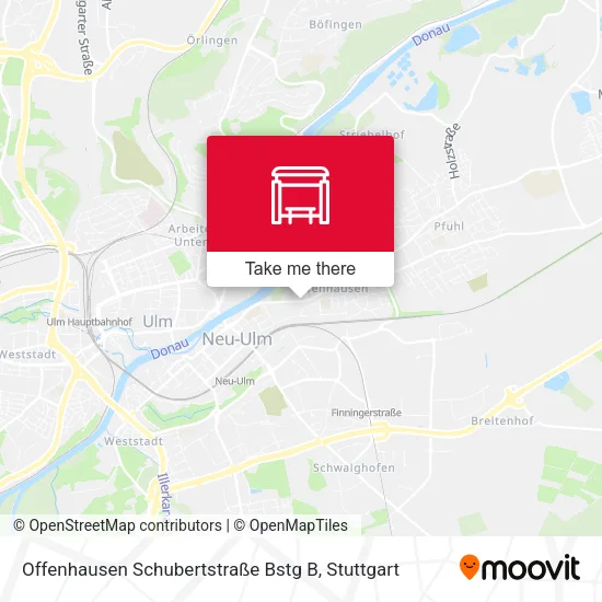 Карта Offenhausen Schubertstraße Bstg B