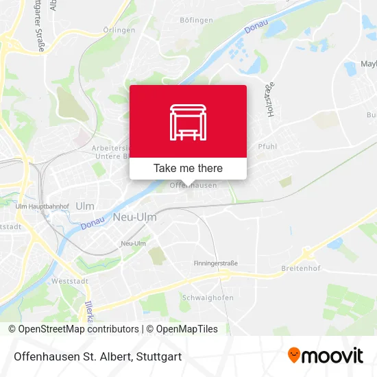 Карта Offenhausen St. Albert
