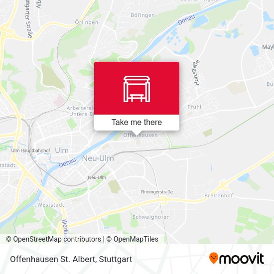 Offenhausen St. Albert map