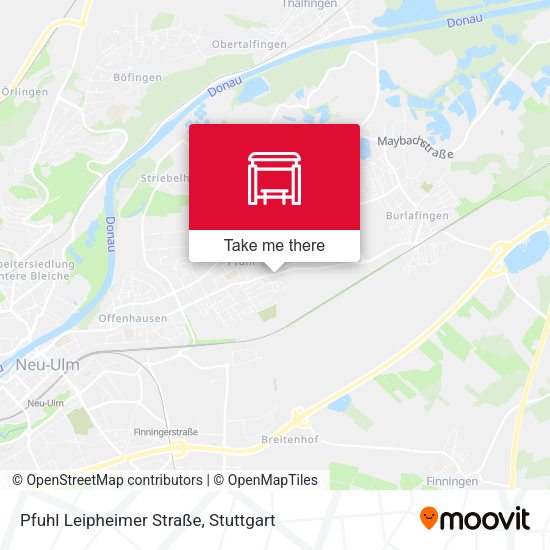Pfuhl Leipheimer Straße map
