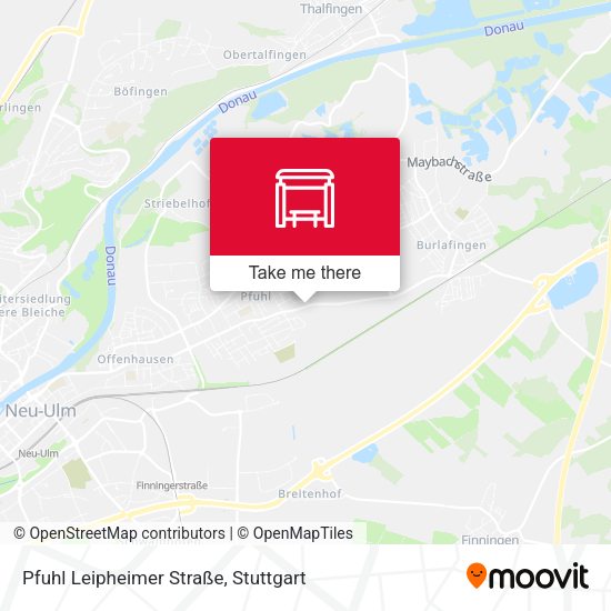 Карта Pfuhl Leipheimer Straße