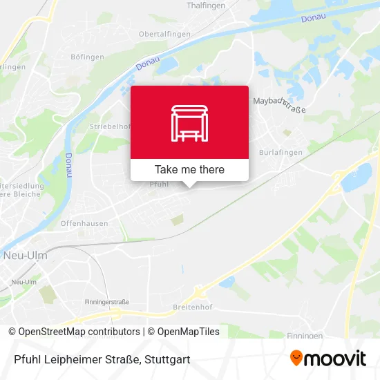 Карта Pfuhl Leipheimer Straße