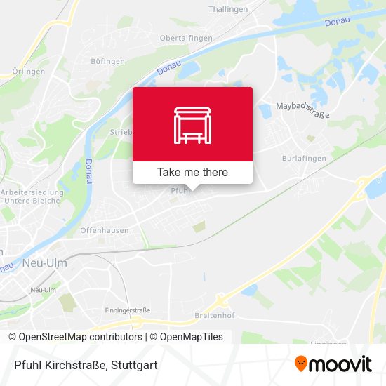 Pfuhl Kirchstraße map