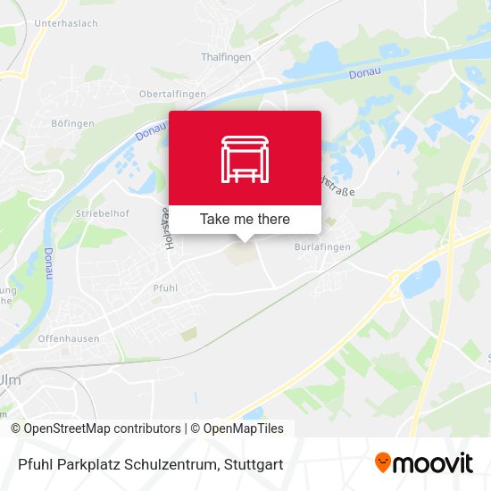 Карта Pfuhl Parkplatz Schulzentrum