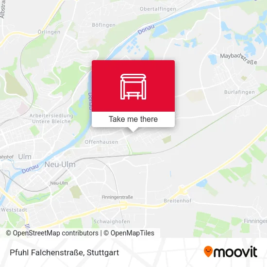 Карта Pfuhl Falchenstraße