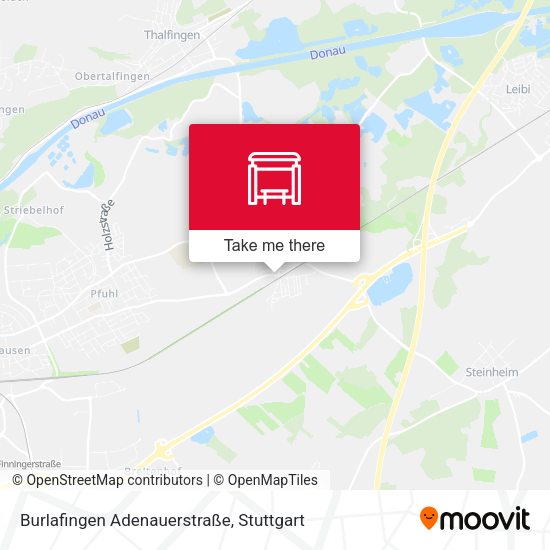 Burlafingen Adenauerstraße map