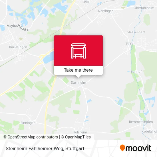 Карта Steinheim Fahlheimer Weg