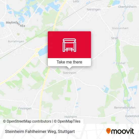 Карта Steinheim Fahlheimer Weg