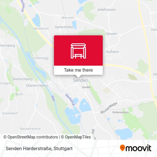 Карта Senden Harderstraße