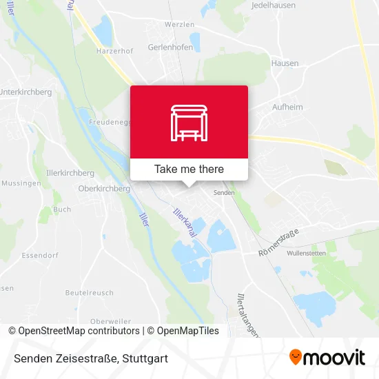 Карта Senden Zeisestraße