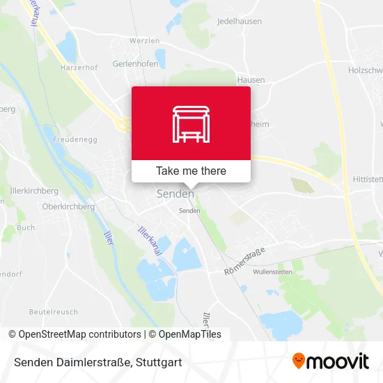 Карта Senden Daimlerstraße