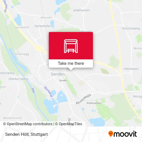 Карта Senden Höll