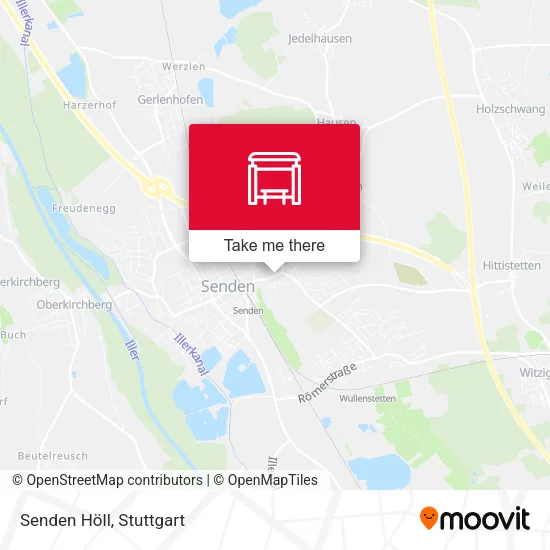 Карта Senden Höll