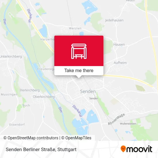 Карта Senden Berliner Straße