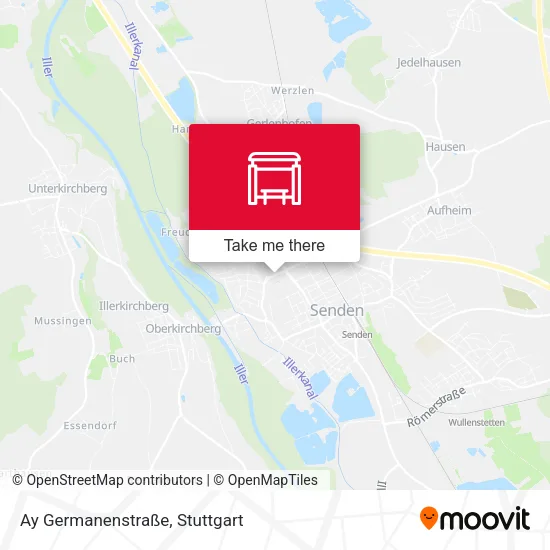 Карта Ay Germanenstraße