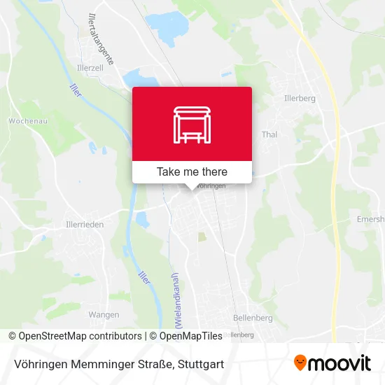 Карта Vöhringen Memminger Straße