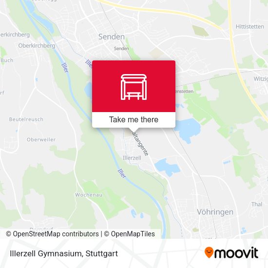 Illerzell Gymnasium map