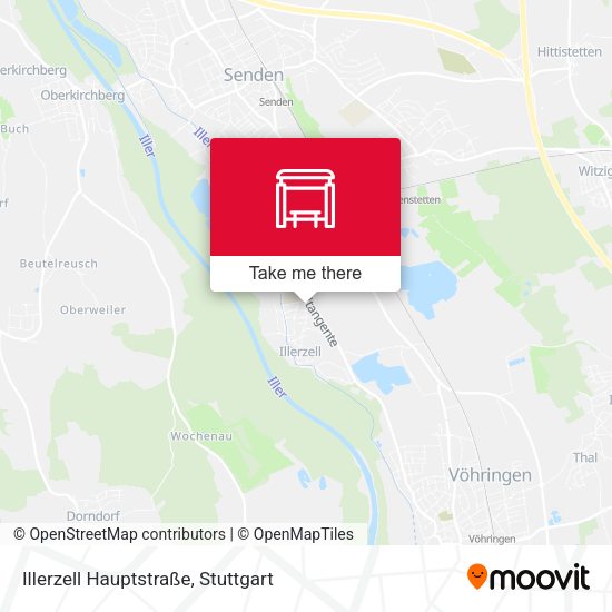 Illerzell Hauptstraße map