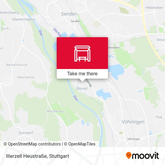 Illerzell Heustraße map