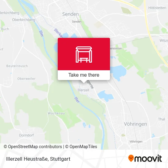 Карта Illerzell Heustraße