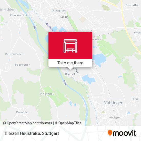 Карта Illerzell Heustraße