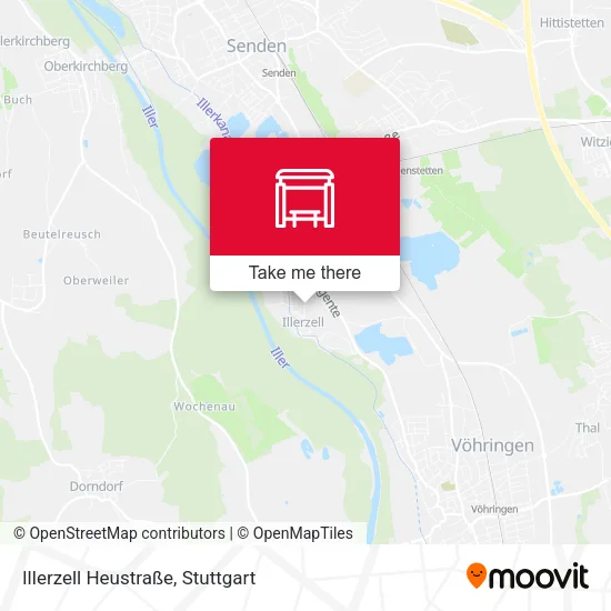 Карта Illerzell Heustraße