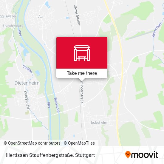 Illertissen Stauffenbergstraße map