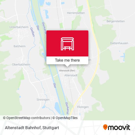 Altenstadt Bahnhof map