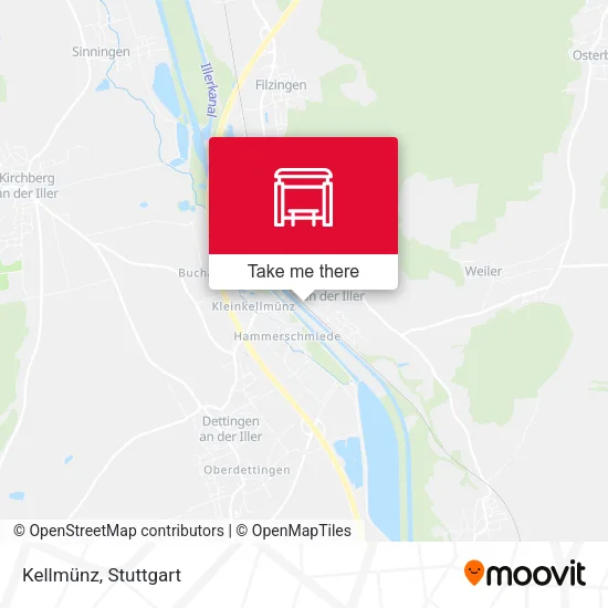 Карта Kellmünz