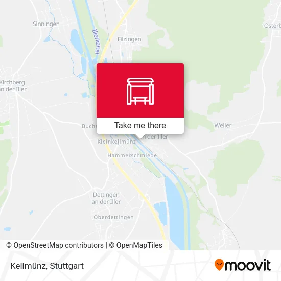 Карта Kellmünz