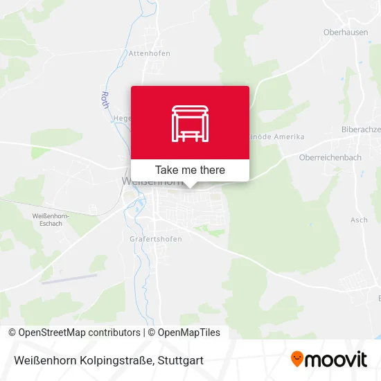 Карта Weißenhorn Kolpingstraße