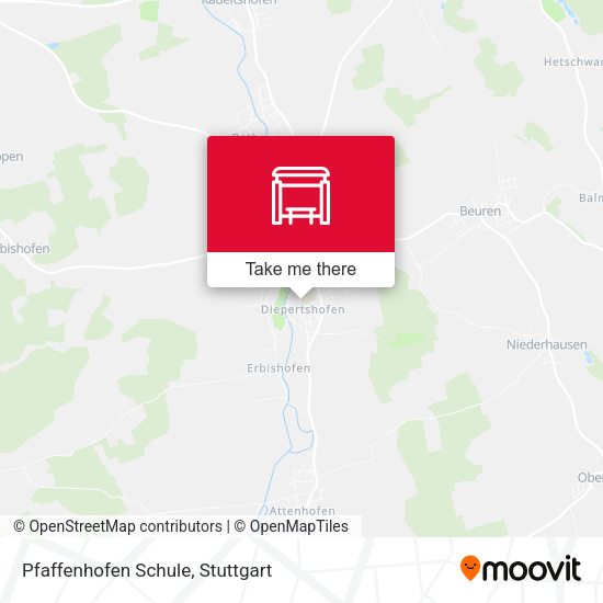 Pfaffenhofen Schule map