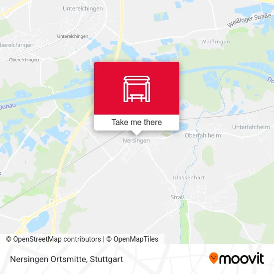 Карта Nersingen Ortsmitte
