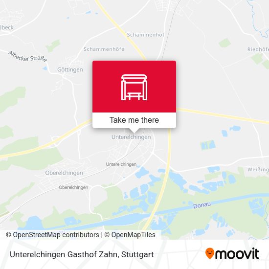 Unterelchingen Gasthof Zahn map