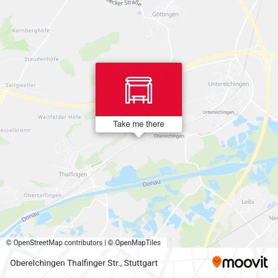 Карта Oberelchingen Thalfinger Str.